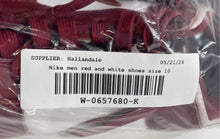 Load image into Gallery viewer, Authentic Nike Womens Dunk Low Team Red White Sneaker Shoes Size 10 Stained