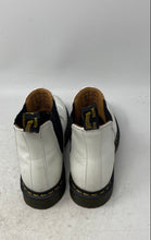 Load image into Gallery viewer, Dr. Martens Unisex 2976 White Black Leather Ankle Chelsea Boots Size M6 W7