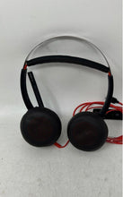 Load image into Gallery viewer, Poly 5200 USB-C Red Black Portable Wired Headset With Case Untested