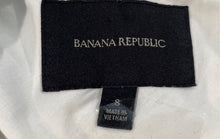 Load image into Gallery viewer, Banana Republic Womens White Long Sleeve Notch Lapel One-Button Blazer Size 8