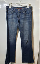 Load image into Gallery viewer, KanCan Womens Blue Denim Medium Wash 5-Pocket Design Bootcut Leg Jeans Size 5