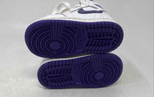 Load image into Gallery viewer, Nike Kids Air Jordan 1 Retro High OG Purple White Lace-Up Sneaker Shoes Size 4C