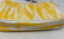Load image into Gallery viewer, Michael Kors Womens White Yellow Tie-Dye Leather Jet Set East West Crossbody Bag