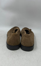 Load image into Gallery viewer, Zara Mens Brown Suede Round Toe Slip-On Tasseled Loafer Shoes Size EUR 44