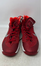 Load image into Gallery viewer, Nike Mens Zoom Hyperquickness 599420-600 Red White Lace-Up Sneaker Shoes Size 16