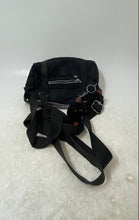 Load image into Gallery viewer, Kipling Womens Black Charm Zipper Outer Pocket Adjustable Strap Crossbody Bag