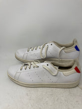 Load image into Gallery viewer, Adidas Mens Stan Smith H03223 White Red Blue Leather Sneakers Shoes Size 13.5