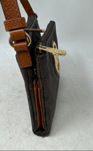 Load image into Gallery viewer, Michael Kors Womens Fulton Brown Monogram Print Leather Crossbody Bag