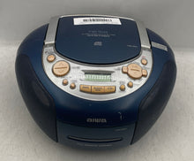 Load image into Gallery viewer, Aiwa CD Stereo Radio Cassette Recorder Boombox Model CSD-TD49 Untested