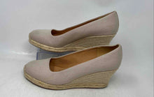 Load image into Gallery viewer, J.Crew Womens Seville Ivory Round Toe Slip-On Wedge Espadrille Heels Size 11