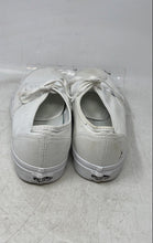 Load image into Gallery viewer, Vans Mens Classic 721356 White Low Top Round Toe Lace-Up Sneakers Shoes Size 10