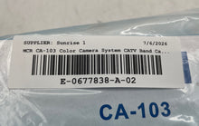 Load image into Gallery viewer, Lot Of 2 Pcs MCR CA-103 Color Camera System CATV Band Cameras Not Tested