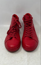 Load image into Gallery viewer, Aldo Mens Red Leather Heart Design Lace-Up Mid Top Sneakers Shoes Size 10