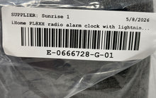 Load image into Gallery viewer, iHome Model iPL8XH Gray Radio Clock Alarm For iPod iPhone Audio Dock Not Tested