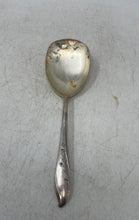 Load image into Gallery viewer, Vintage 1847 Rogers Bros Springtime Silver-Tone Floral Pattern Sugar Spoon