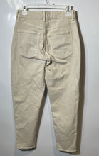 Load image into Gallery viewer, H&M Womens Beige Denim 5-Pocket Design Stretch Straight Jeans Pants Size 8