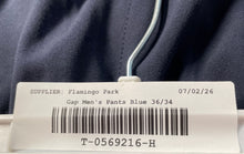Load image into Gallery viewer, Gap Mens Blue Pockets Straight Leg Dress Pants Size 36/34 With Tag