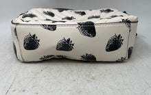 Load image into Gallery viewer, Aldo Womens White Black Strawberry Print Leather Adjustable Strap Crossbody Bag