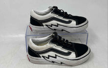 Load image into Gallery viewer, Vans Kids Old Skool Bolt Black White Lace-Up Sneakers Shoes Size 12