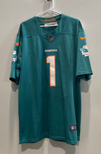 Load image into Gallery viewer, Nike Mens Green White Miami Dolphins Tua Tagovailoa #1 Football-NFL Jersey Sz XL