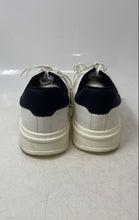 Load image into Gallery viewer, Zara Mens White Black Low Top Round Toe Lace-Up Sneakers Shoes Size EUR 42