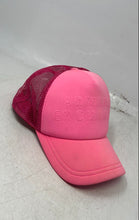 Load image into Gallery viewer, Armani Exchange Mens Pink Embossed Logo Mesh Back Trucker Cap One Size