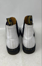 Load image into Gallery viewer, Dr. Martens Womens 2976 White Black Leather Pull On Ankle Chelsea Boots Size 9