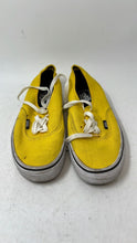 Load image into Gallery viewer, Vans Unisex Authentic Yellow Lace-Up Low Top Sneakers Shoes Size M9 W10.5