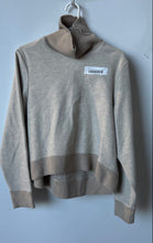 Load image into Gallery viewer, Zara Womens Cream Long Sleeve Turtleneck Knitted Pullover Sweater Size Small