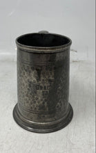 Load image into Gallery viewer, My Lady 205 Silver Color Hand Hammered Pewter Tankard Beer Mug With Handle