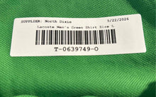 Load image into Gallery viewer, Lacoste Mens Green Cotton Classic Fit Spread Collar Short Sleeve Polo Shirt Sz L