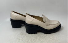 Load image into Gallery viewer, Michael Kors Womens Rocco Beige Leather Slip-On Loafer Pump Heels Size 6.5M