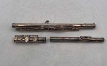 Load image into Gallery viewer, Prelude FL-711 Silver-Tone Detachable 3 Piece Concert Flute With Black Case