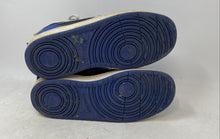 Load image into Gallery viewer, Nike Boys Court Borough Mid 2 DM8872-001 Blue Black Sneaker Shoes Size 4.5Y