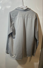 Load image into Gallery viewer, Michael Kors Mens Gray Regular Fit Collared Long Sleeve Button-Up Shirt Size XL