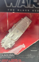 Load image into Gallery viewer, Hasbro Disney Star Wars Titanium Series First Order Transporter Diecast Vehicle