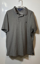 Load image into Gallery viewer, Polo Ralph Lauren Mens Gray Heather Short Sleeve Custom Slim Fit Polo Shirt XL