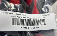 Load image into Gallery viewer, Nike Kids Court Borough Low Recraft DV5457-600 Red Black Sneaker Shoes Size 3Y