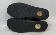 Load image into Gallery viewer, Michael Kors Womens Black Gold Leather Lace-Up Sneaker Shoes Size 9M