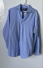 Load image into Gallery viewer, Polo By Ralph Lauren Mens Blue Regent Classic Fit Dress Shirt Size 16/L
