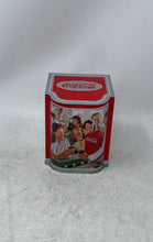 Load image into Gallery viewer, Coca-Cola Multicolor Decorative Collectible Metal Tin Box With Hinged Lid