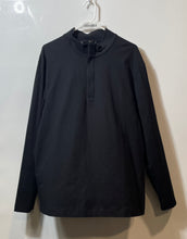 Load image into Gallery viewer, Port Authority Mens Black Long Sleeve Mock Neck Pullover Sweatshirt Size Large