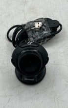 Load image into Gallery viewer, Microsoft Small Black Wired Portable Adjustable Built-In Microphone Webcam