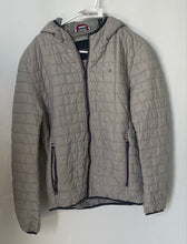 Load image into Gallery viewer, Tommy Hilfiger Mens Gray Long Sleeve Pockets Full-Zip Quilted Jacket Size M