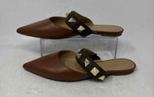 Load image into Gallery viewer, Michael Kors Womens Wren Brown Leather Pointed Toe Slip-On Flats Size 9.5M