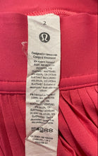 Load image into Gallery viewer, Lululemon Womens Pink Pleated Elastic Waist High Rise Tennis Mini Skirt Size 2