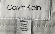 Load image into Gallery viewer, Calvin Klein Mens Black Flat Front Pockets Straight Leg Chino Pants Size W38/32L
