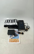 Load image into Gallery viewer, Igloo Essentials Black White Folding Piano Keyboard For Kids With Box Untested