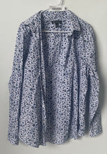 Load image into Gallery viewer, I.N.C International Concepts Mens White Blue Floral Print Button-Up Shirt Size L