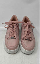 Load image into Gallery viewer, GBG Guess Womens Rigster White Pink Round Toe Lace-Up Sneaker Shoes Size 9.5 M